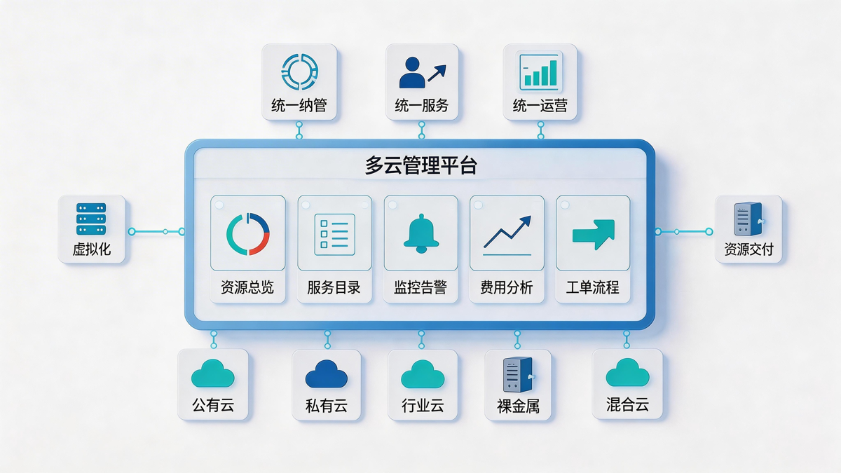 多云异构资源统一纳管架构图